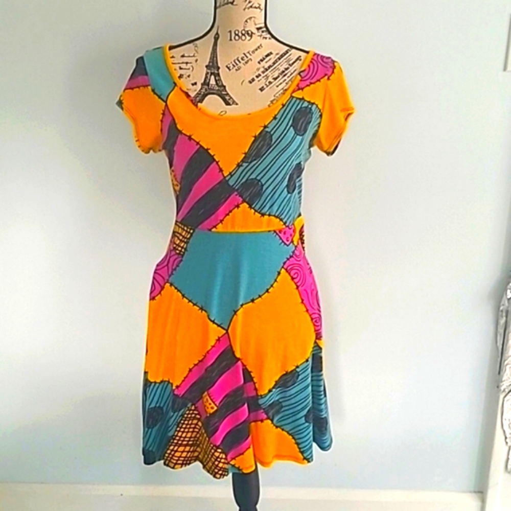 Nightmare Before Christmas "Sally" skater dress size Large (Juniors)